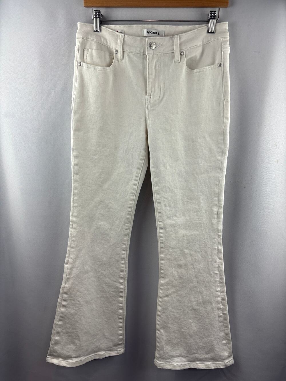 Vigoss Cream Wide Leg Jeans